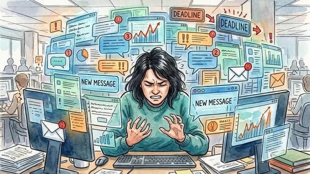 ADHD Overwhelm at Work: Why Your Job Feels Impossible